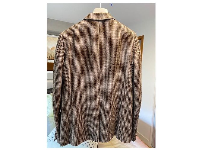 Golden Goose Deluxe Brand Brown houndstooth jacket Dark brown - view 3