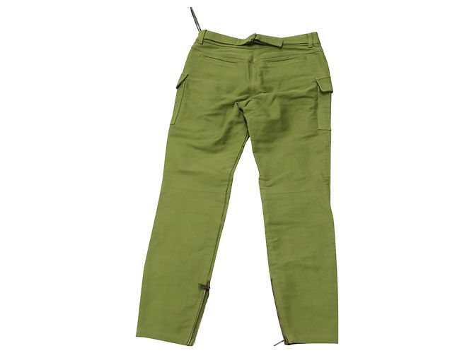 Pantalones cargo Derek Lam en algodón verde oliva - vista 2