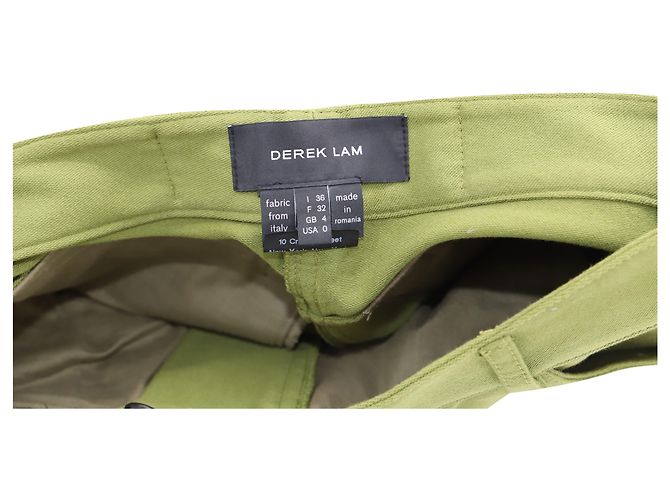 Pantalones cargo Derek Lam en algodón verde oliva - vista 3
