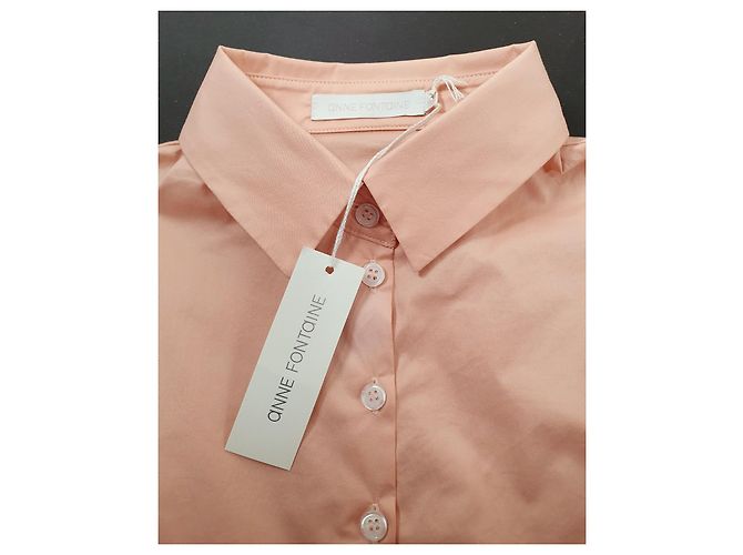 Camicia Anne Fontaine Rosa in Cotone e Viscosa - vista 4