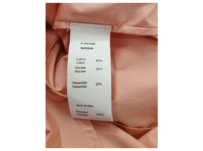 Camicia Anne Fontaine Rosa in Cotone e Viscosa - vista 5