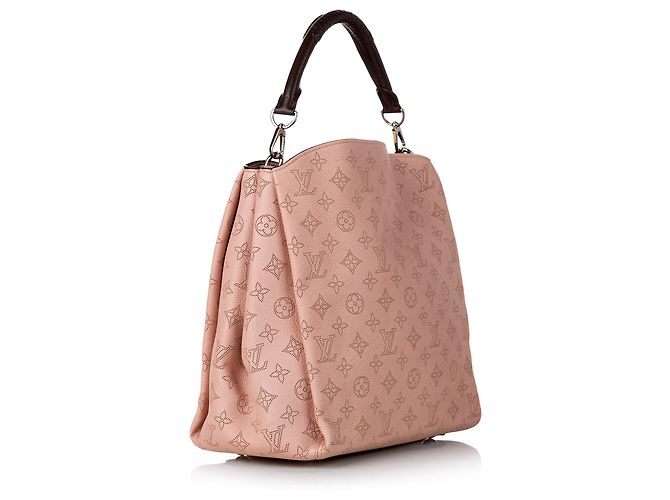 Louis Vuitton Mahina Babylone rosa PM Nero - vista 2