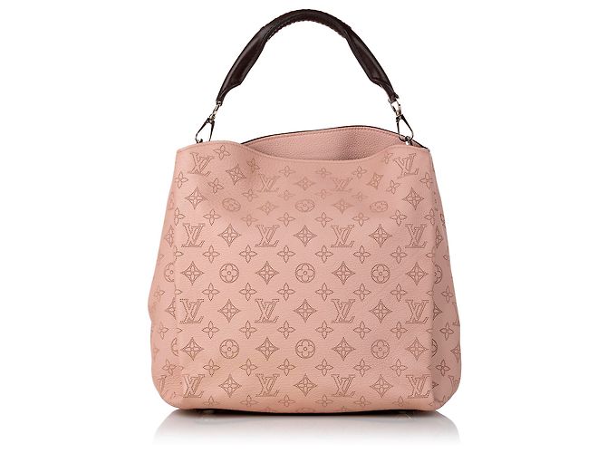 Louis Vuitton Mahina Babylone rosa PM Nero - vista 3