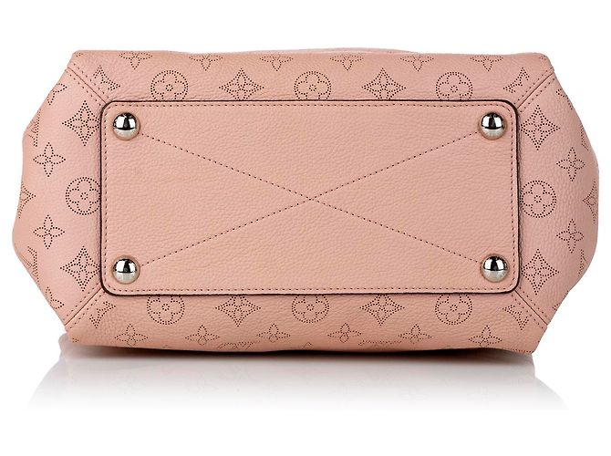 Louis Vuitton Mahina Babylone rosa PM Nero - vista 4