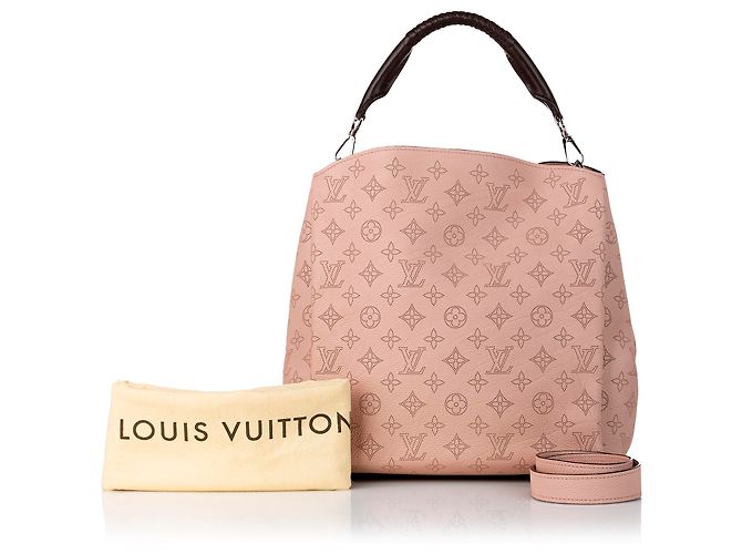 Louis Vuitton Mahina Babylone rosa PM Nero - vista 7