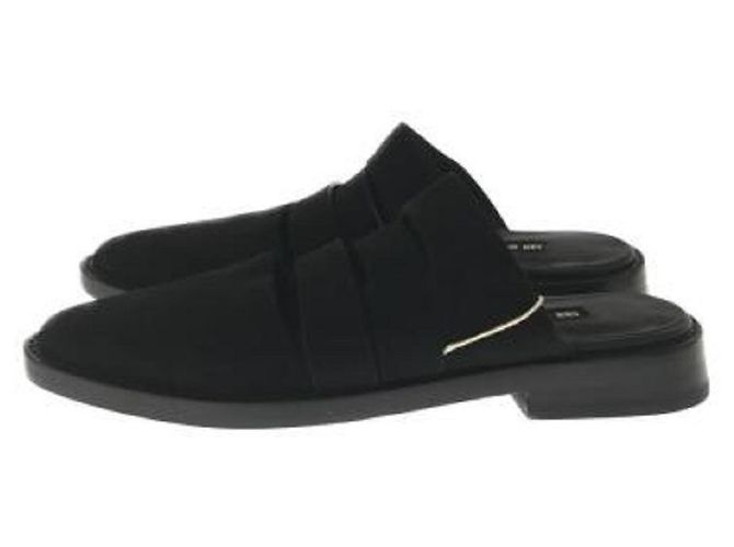 **[Usato] ANN DEMEULEMEESTER Sandali / pantofole in pelle / 37 (23cm) / BLK / scamosciato / nero / con custodia - vista 2