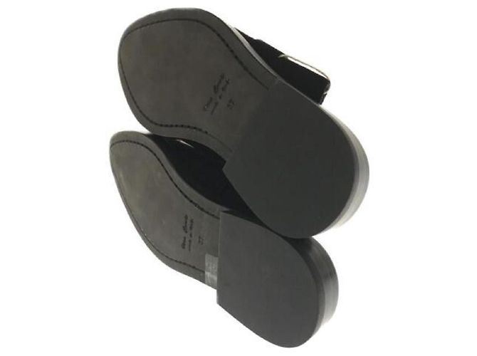**[Usato] ANN DEMEULEMEESTER Sandali / pantofole in pelle / 37 (23cm) / BLK / scamosciato / nero / con custodia - vista 3