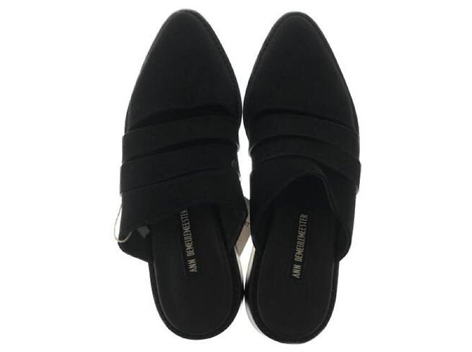 **[Usato] ANN DEMEULEMEESTER Sandali / pantofole in pelle / 37 (23cm) / BLK / scamosciato / nero / con custodia - vista 4