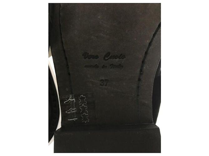 **[Usato] ANN DEMEULEMEESTER Sandali / pantofole in pelle / 37 (23cm) / BLK / scamosciato / nero / con custodia - vista 5
