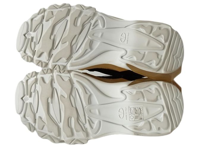 Sneaker Valentino Bounce in pelle marrone - vista 7