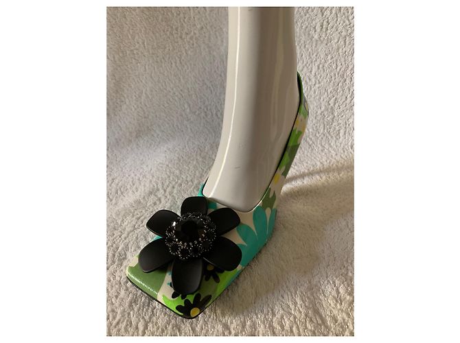 Moncler Pumps mit Blumenmuster Leder 39 Mehrfarben - Ansicht 14