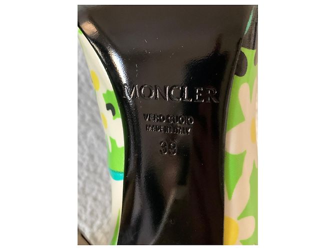 Moncler Pumps mit Blumenmuster Leder 39 Mehrfarben - Ansicht 8