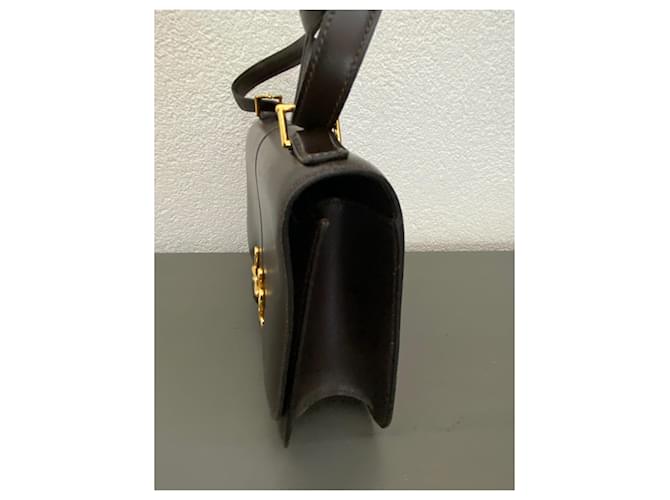 Hermès Borsa Sologne Box Marrone scuro - vista 2