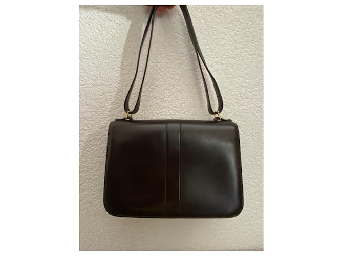 Hermès Borsa Sologne Box Marrone scuro - vista 5