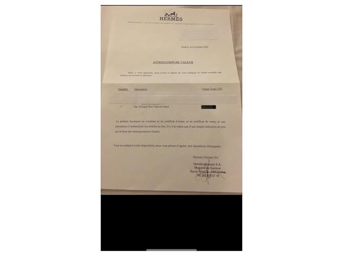 Hermès Borsa Sologne Box Marrone scuro - vista 6