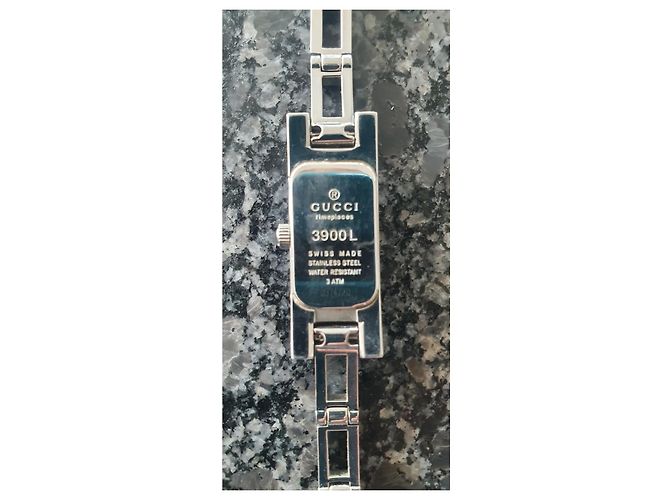 Gucci 3900L Edelstahl 26 Diamantarmband Silber Hardware - Ansicht 2
