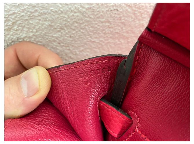 Hermès Borsa HERMES BIRKIN 30 CC vitello Clemence rosa estremo - vista 6