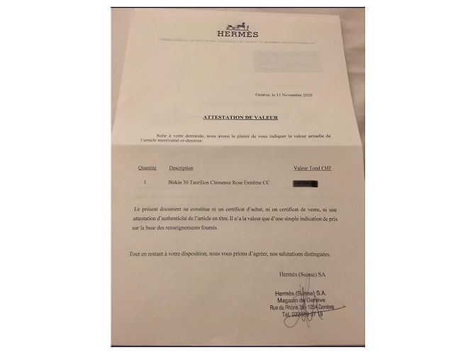 Hermès Borsa HERMES BIRKIN 30 CC vitello Clemence rosa estremo - vista 8
