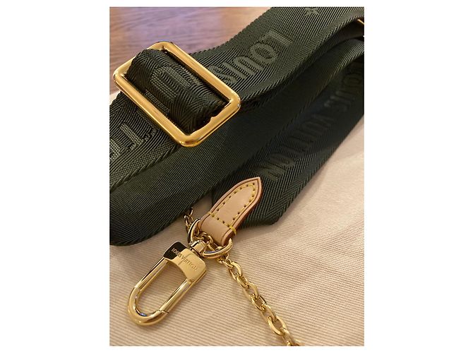 Louis Vuitton Multi Pochette Monogram Tela Verde Verde scuro - vista 2