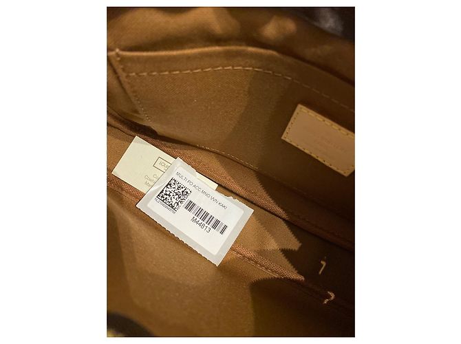 Louis Vuitton Multi Pochette Monogram Tela Verde Verde scuro - vista 6