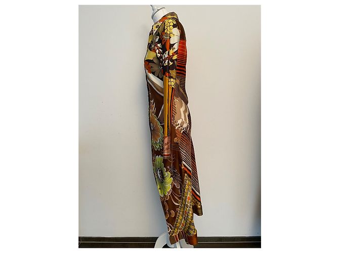 Blusa lunga in seta Chloé Multicolore - vista 2