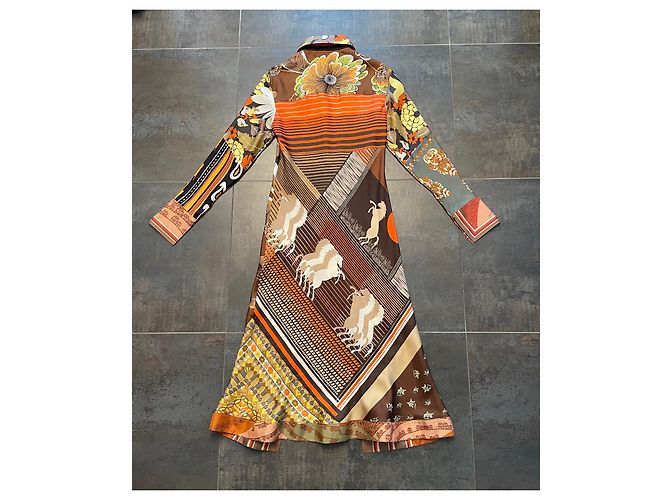 Blusa lunga in seta Chloé Multicolore - vista 6