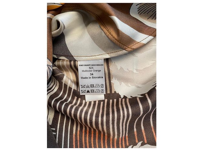 Blusa lunga in seta Chloé Multicolore - vista 9