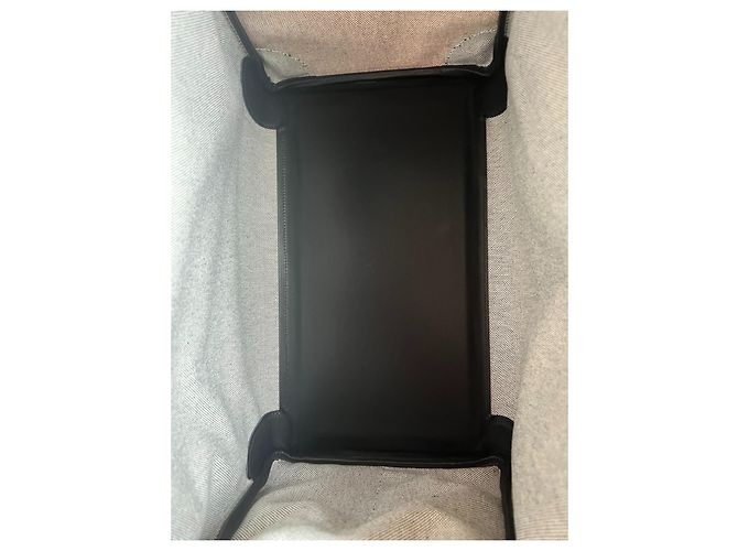 Sac à dépêches Hermès Hermes Haut a Courroies 40 Cargo canvas H/vitello Evercalf nero - vista 17