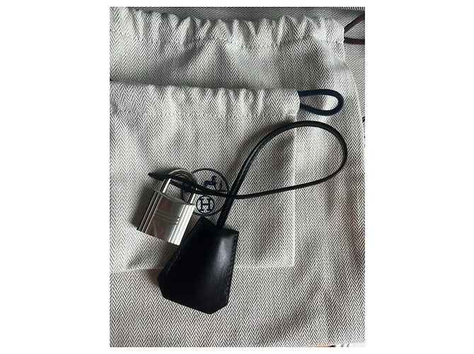 Sac à dépêches Hermès Hermes Haut a Courroies 40 Cargo canvas H/vitello Evercalf nero - vista 5