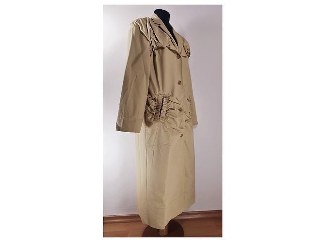 Gabardina Dylan Rejina Pyo Verde Oliva Algodón - vista 10