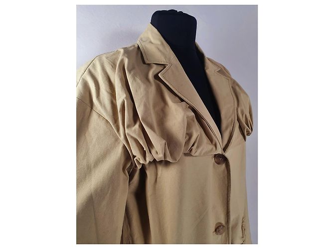 Gabardina Dylan Rejina Pyo Verde Oliva Algodón - vista 9