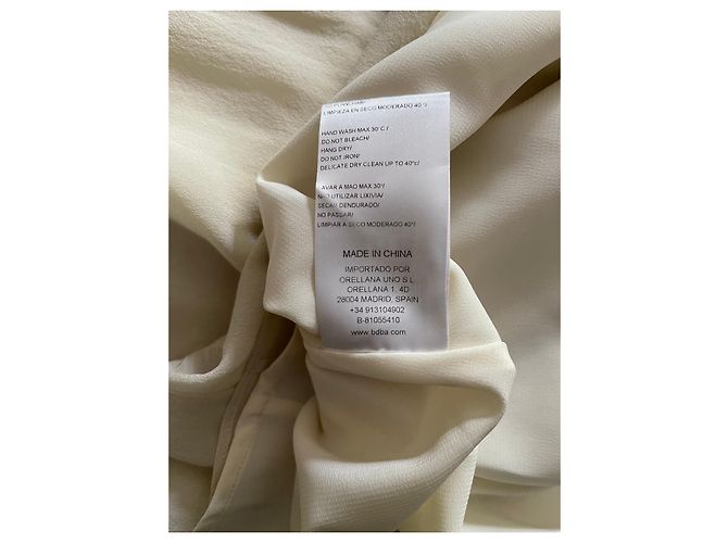 BDBA T Creme Chiffon Obe. 34-36-38 Beige Aus weiß - Ansicht 11