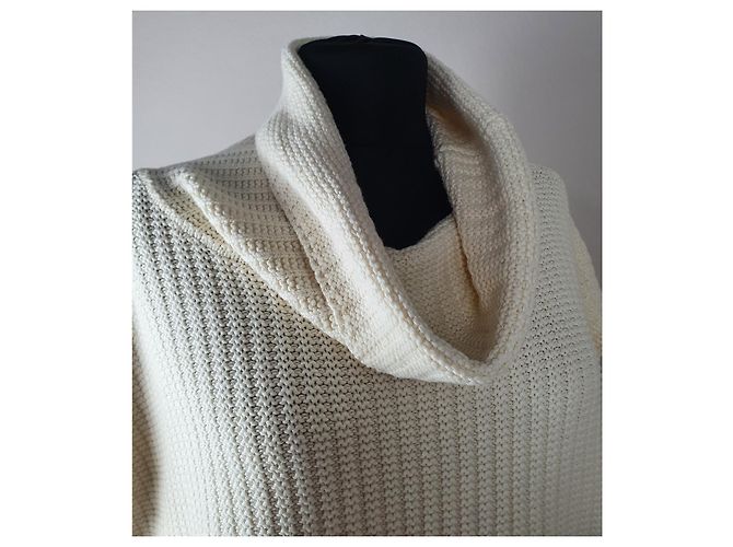 Pull blanc à manches courtes Free People - vue 3