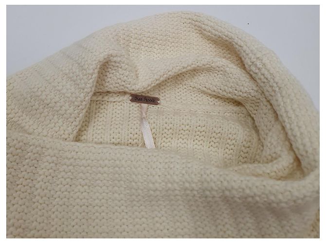 Pull blanc à manches courtes Free People - vue 5