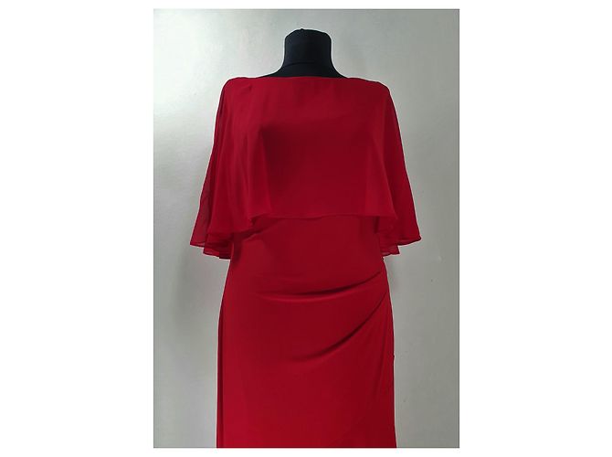 Ralph Lauren Maxikleid Rot - Ansicht 2