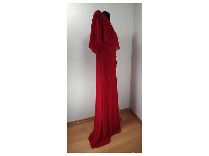 Ralph Lauren Maxikleid Rot - Ansicht 3
