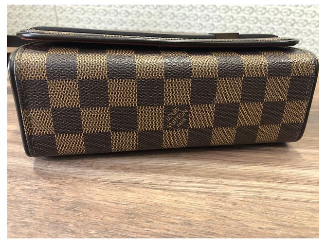 Sac à main Louis Vuitton Concorde Marron Foncé Cuir - vue 2