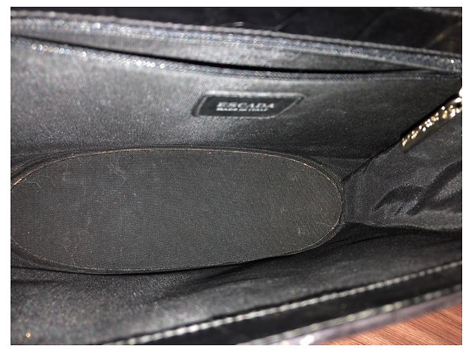 Borsa a tracolla Escada in pelle nera Nero - vista 3