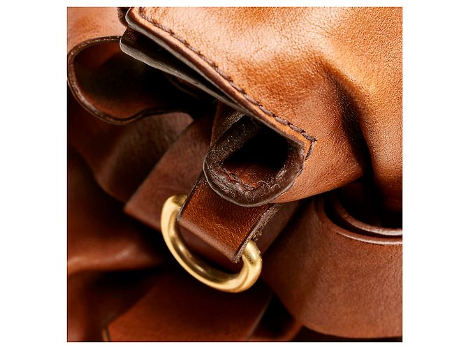 Cartella Fiocco Miu Miu Marrone Vitello Lux - vista 10
