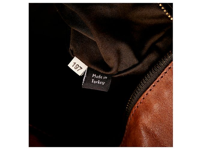 Cartella Fiocco Miu Miu Marrone Vitello Lux - vista 7