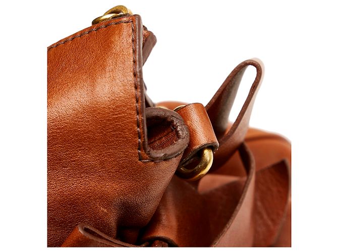 Cartella Fiocco Miu Miu Marrone Vitello Lux - vista 9