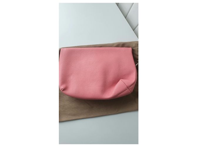 Borsa Burberry Flap Pin rosa in pelle - vista 2