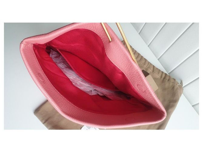 Borsa Burberry Flap Pin rosa in pelle - vista 3