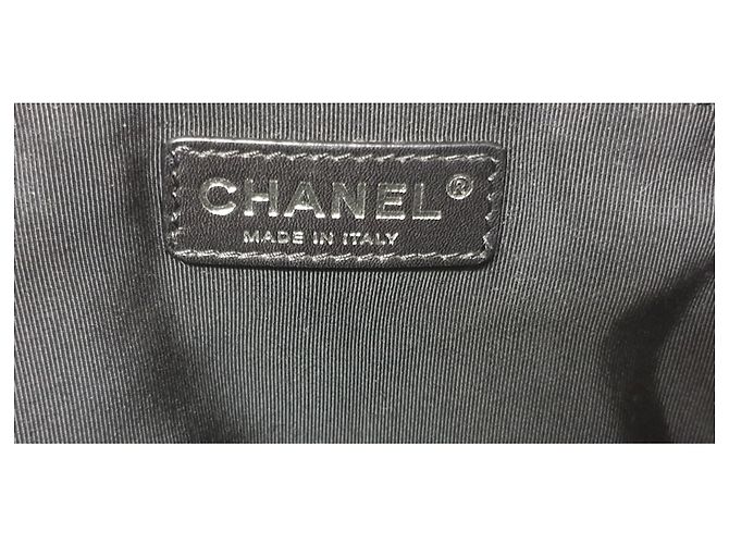 Chanel GST Grand Shopping Tote in pelle nera Nero - vista 10