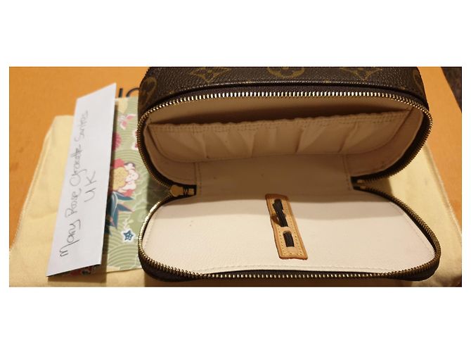 Louis Vuitton Trousse Blush PM Marrón de Tela Castaño - vista 13