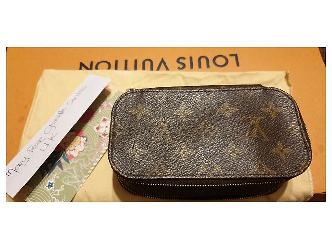 Louis Vuitton Trousse Blush PM Marrón de Tela Castaño - vista 6