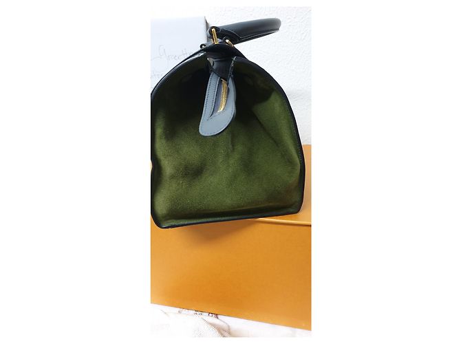 Trapèze Borsa a mano Céline Trapeze in pelle blu - vista 11