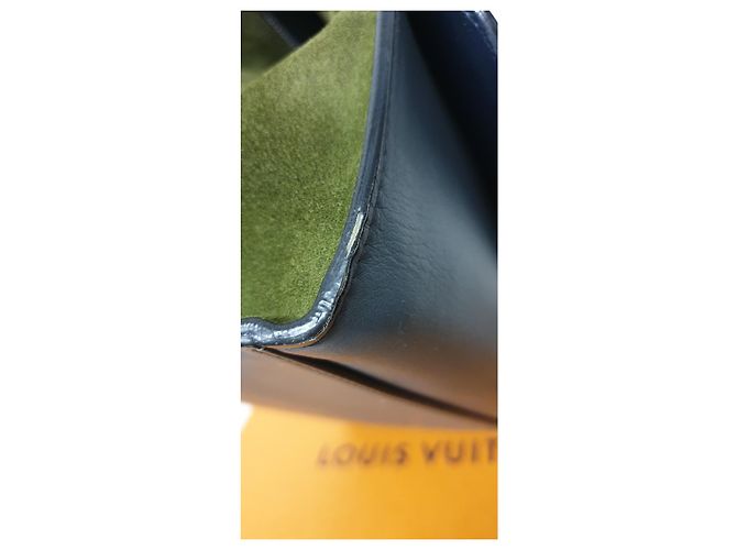 Trapèze Borsa a mano Céline Trapeze in pelle blu - vista 2