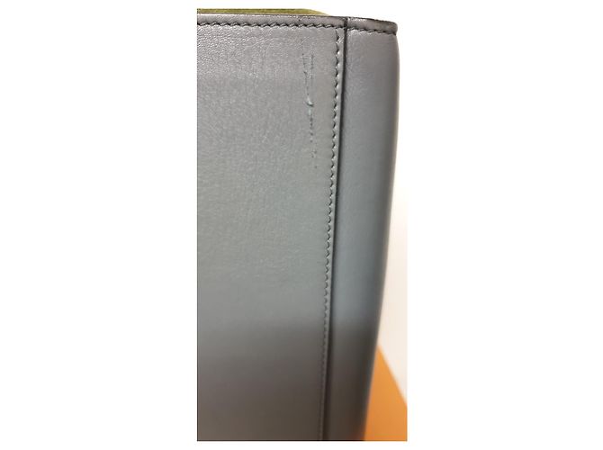 Trapèze Borsa a mano Céline Trapeze in pelle blu - vista 8