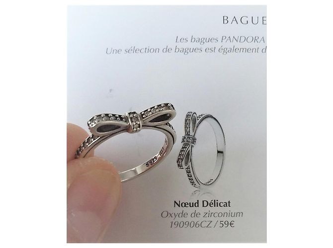 Pandora Bague T.52 - Noeud scintillant - vue 3